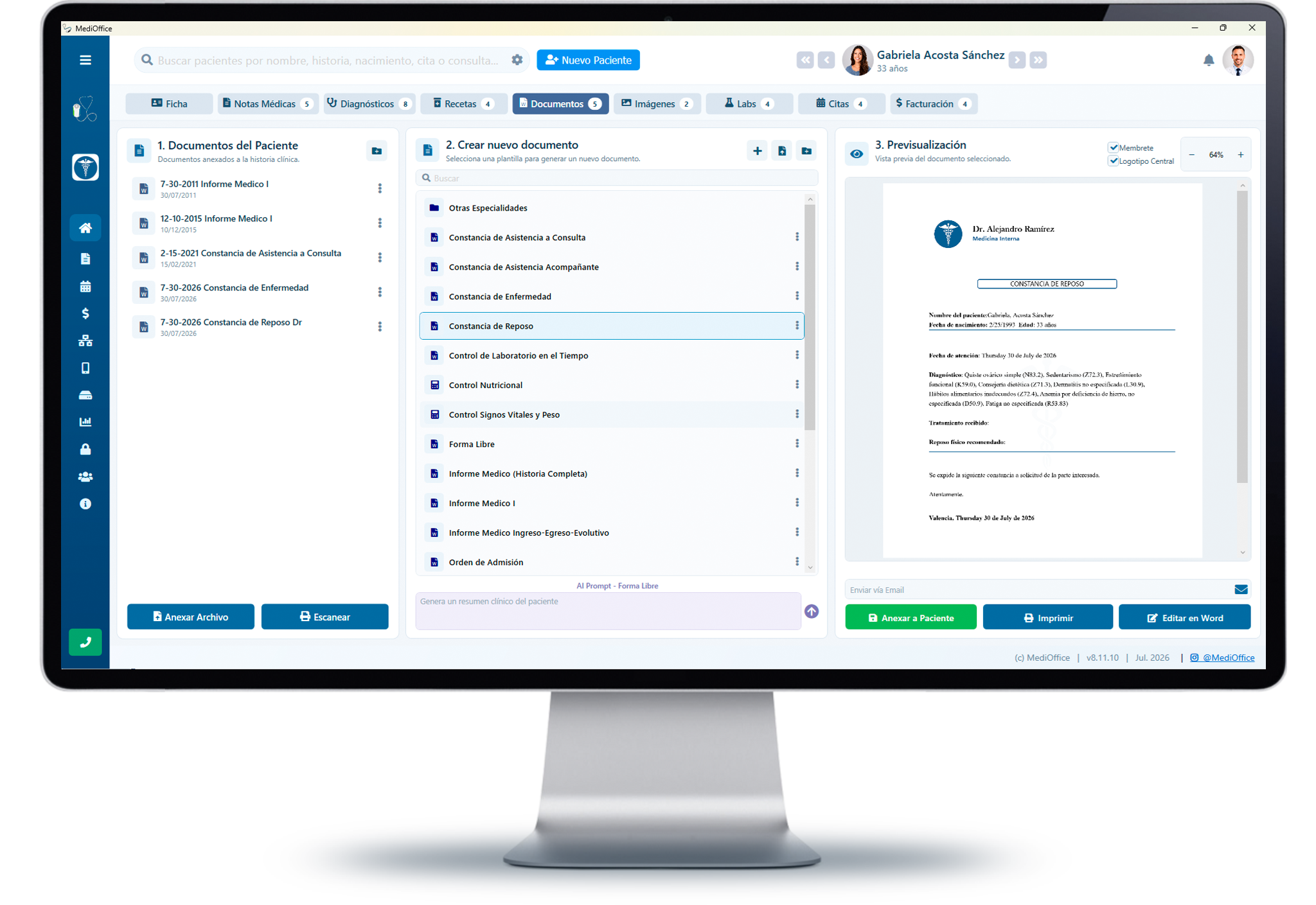 Documentos con Previsualización Inmediata